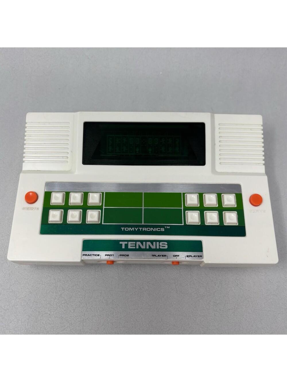 VTG Tomytronics Tomy TENNIS 1980 Tabletop Video Game FOR PARTS ONLY Untested
